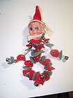 Vintage Christmas Pixie Elf w Bell  