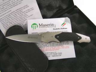 Maserin Knife Gun Line Linerlock Foam Carry Case Italy  