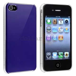 Blue Thin Hard Case Skin Cover+Privacy Film Accessory Bundle For 