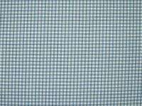 NEW Blue Small Gingham Check Fabric Shower Curtain Cotton  