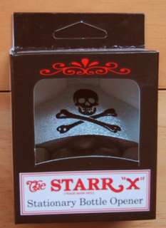 SKULL AND BONES Pirate Starr X Stationary Bottle Opener  