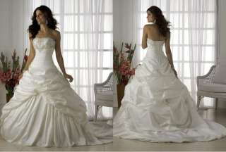 Hot Sale White/Ivory Wedding Dress Bridal Gown New Stock Size 8 10 12 