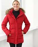    Calvin Klein Coat, Convertible Hooded Short Down customer 