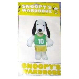   Snoopys Wardrobe for 18 Plush Snoopy   Basketball Uniform Outfit