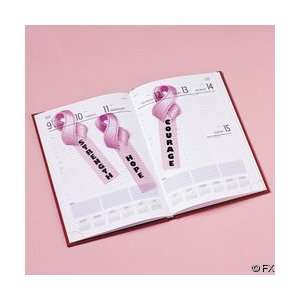   48 pc Pink Ribbon Breast Cancer Awareness Bookmarks: Office Products