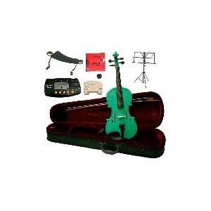  Merano 13 Green Viola with Case and Bow+Extra Set of 
