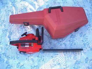 Vintage Homelite Textron XL Chainsaw With Case   As Is  