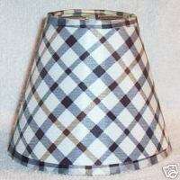 New Country Plaid Mini Chandelier Lamp Shade  