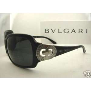  Authentic BVLGARI Black Sunglasses 8013B   501/87 *NEW 