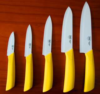 Advanced White Ceramic Knife chef cutlery 6 colors 5 sizes 34567 