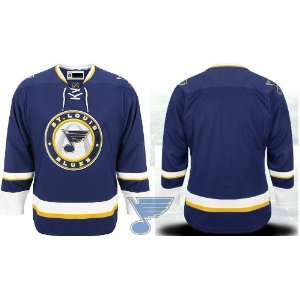  St. Louis Blues Authentic NHL Jerseys Blank Third Blue Hockey Jersey 