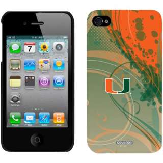 Miami Hurricanes Swirl iPhone 4 Case  