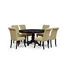Bradford Dining Room Furniture, 7 Piece Dining Set (Round Table and 6 
