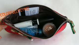 Vintage Jacquard Make Up Cosmetic/ Travel / Clutch Bag  