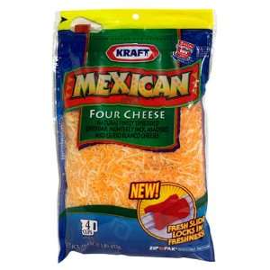 Kraft Fine Shredded 4 Cheese Mexican Blend, 16 oz  Fresh