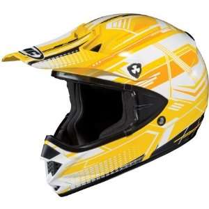   HJC Youth CL X5NY Matrix Full Face Helmet Small  Yellow Automotive