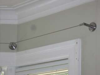 Ikea Curtain Wire Rod Hanging System Stainless Steel  