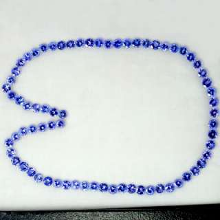   cts Natural Flawless Blue Tanzanite Gemstone Round Cut Lot For Jewelry