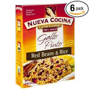 Nueva Cocina Red Beans and Rice, 8 Ounce Units (Pack of 6)  