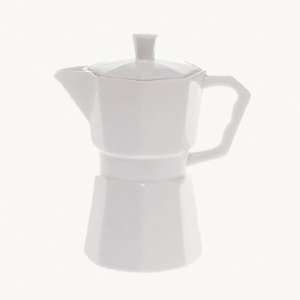  White Porcelain Coffee Percolator