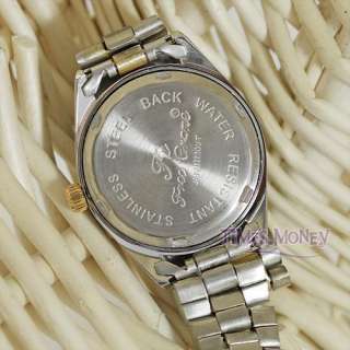  Stainless Steel Classic Lady Quartz Watch Luxury Style Diamond New