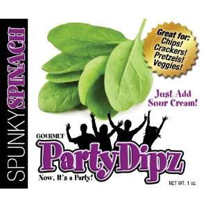 PartyDipz  Spunky Spinach Gourmet Dip Mix  Grocery 