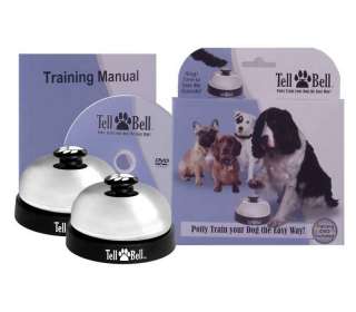Tell Bell Puppy & Dog POTTY TRAINING Door Bell   WHITE 812210004811 