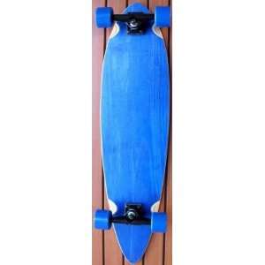  Blue Pintail Cruiser Complete Longboard Skateboard New On 