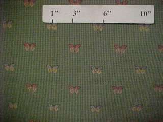 Up for sale is Madame Butterfly Green Gingham lined Shower Curtain.
