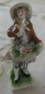 Dresden Germany Figurine porcelain Sandizell man crown N mark exc 