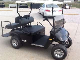 2012 E Z GO Golf cart Gas lights Black new with 2 in lift kit w rear 