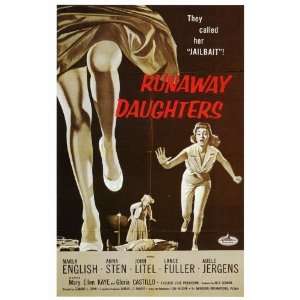  Runaway Daughters (1956) 27 x 40 Movie Poster Style A 