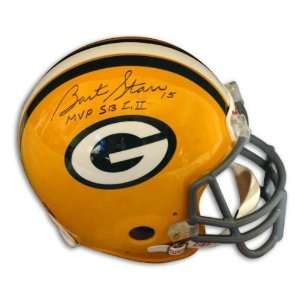 Bart Starr Hand Signed Autographed Green Bay Packers Full Size Riddell 