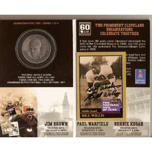Bill Willis Cleveland Browns Commemorative Coin Series 1 of 4 Bill was 