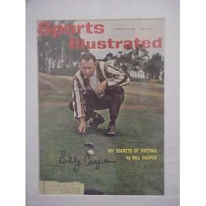 Billy Casper Autographed February 20, 1961 Sports Illustrated Magazine 
