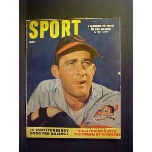 Bob Lemon Cleveland Indians Autographed May 1953 Sport Magazine