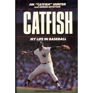  Jim Catfish Hunter Autographed CATFISH Hardcover Book 