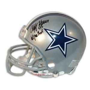 Cliff Harris Autographed Pro Line Helmet  Details Dallas Cowboys 