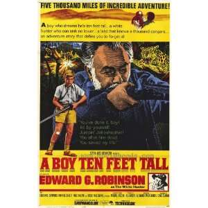  A Boy Ten Feet Tall (1963) 27 x 40 Movie Poster Style A 