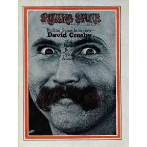 Rolling Stone Cover of David Crosby by unknown. Size 10.00 X 12.00 Art 