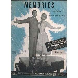    Memories Gus Kahn (lyrics), Egbert Van Alstyne (music) Books