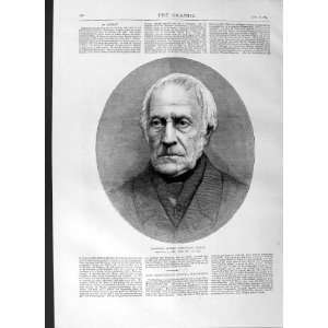    1874 PORTRAIT FRANCOIS PIERRE GUILLAUME GUIZOT MAN