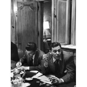  Critic James Agee Attending Lifes Round Table Discussion 