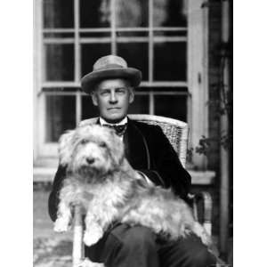 Portrait of John Galsworthy, English Novelist and Playwright, Seated 