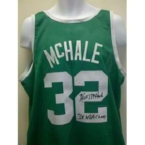 Autographed Kevin McHale Uniform   3x Champ JSA   Autographed NBA 