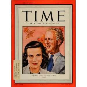  1949 Cover TIME King Leopold III Belgium Mary Liliane 