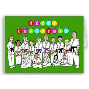  Martial Arts Class Merry Christmas Cards Health 