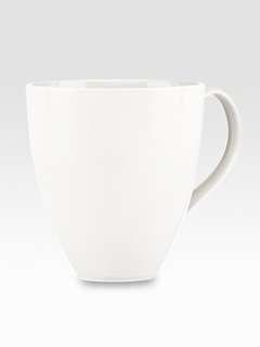Donna Karan   Matte & Shine Porcelain Coffee Mug/White