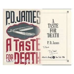  A Taste for Death / P. D. James P. D. James Books