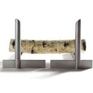  Peter Maly Stainless Steel Fireplace Andirons